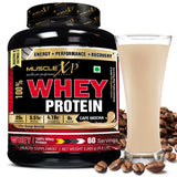 MuscleXP 100% Whey Protein - 2Kg (4.4 lbs), Double Rich Chocolate - The New Whey Standards
